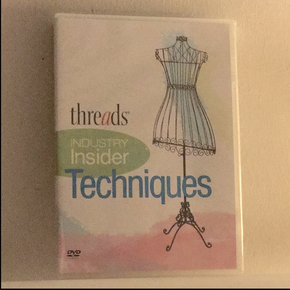 Sewing DVD Threads Industry Insider Techniques Louise Cutting NEW